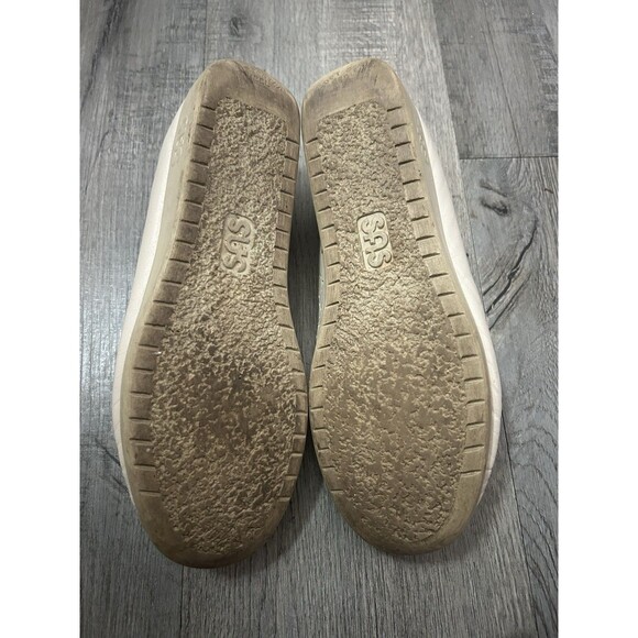 SAS Size 8.5 Women’s SIESTA BONE LEATHER Cream/Ivory Handsewn In USA Lace Up - Picture 8 of 12